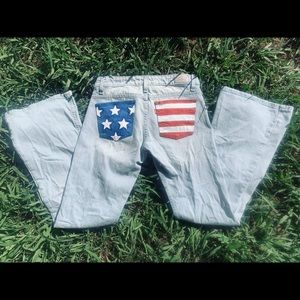 Hand painted Levi’s